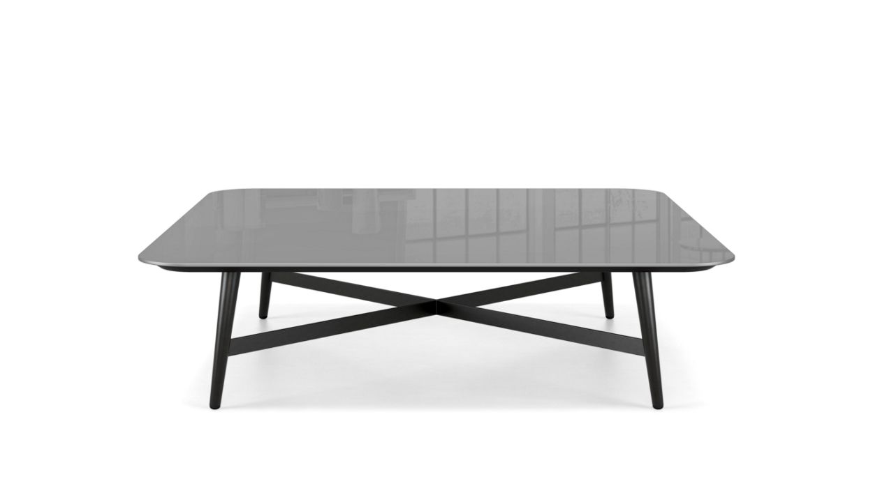 OCTET COCKTAIL TABLE - LACQUERED GLASS by Roche Bobois