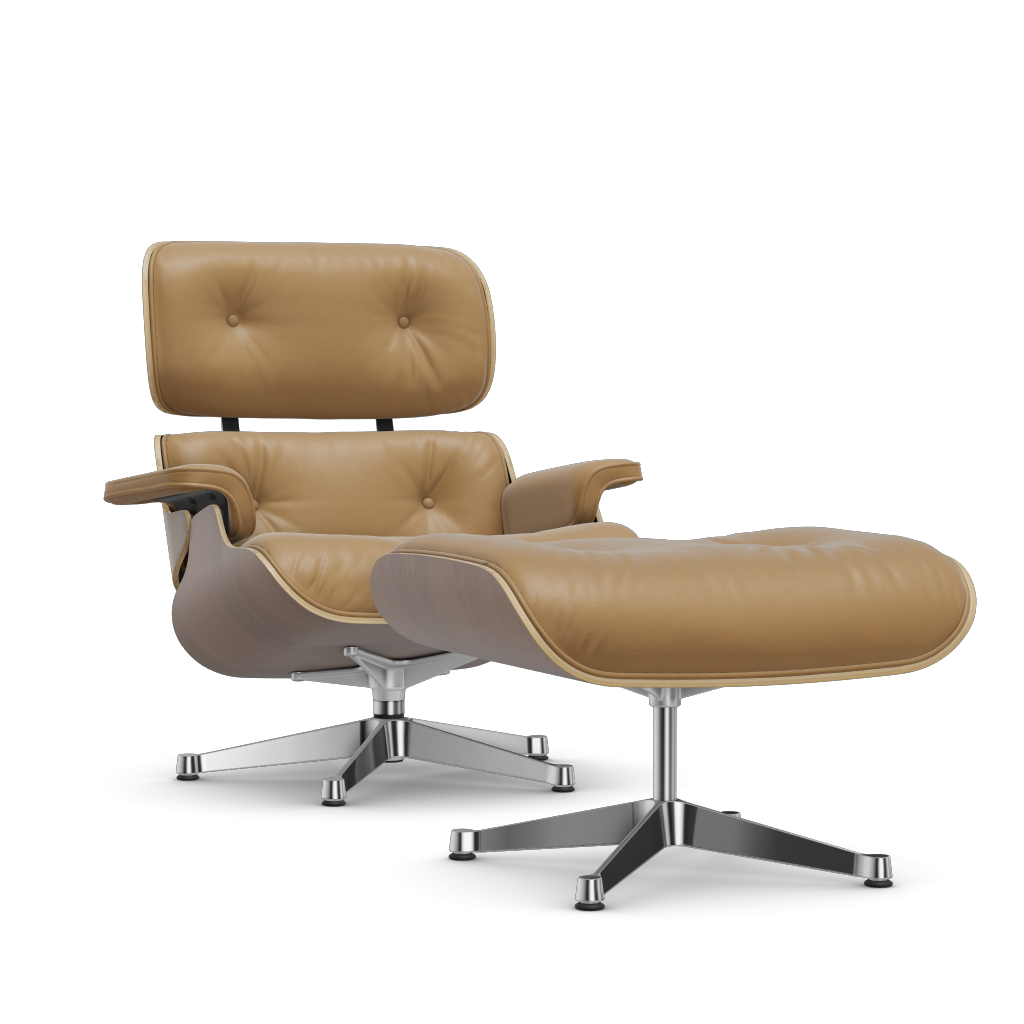 Lounge Chair & Ottoman (classic dimensions) by Vitra