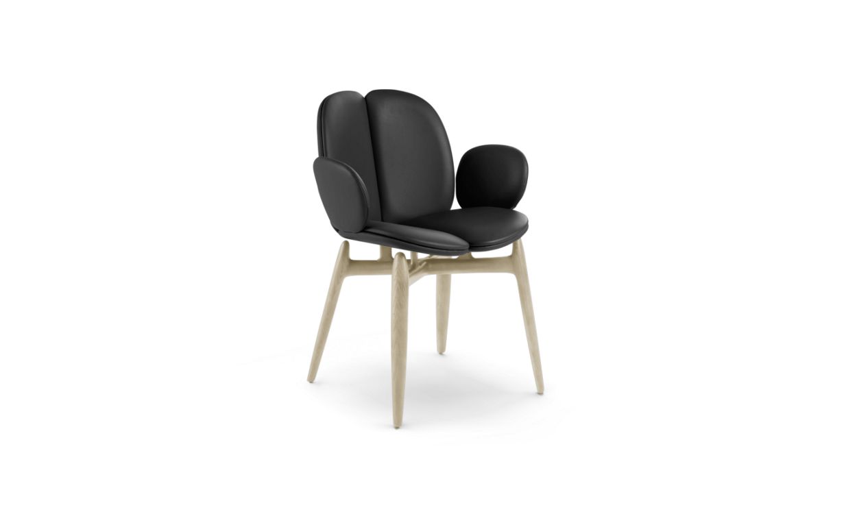 PULP DINING ARMCHAIR IN STAINED ASH WOOD by Roche Bobois
