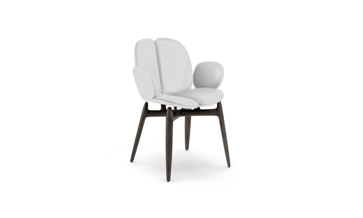 PULP DINING ARMCHAIR IN STAINED ASH WOOD by Roche Bobois