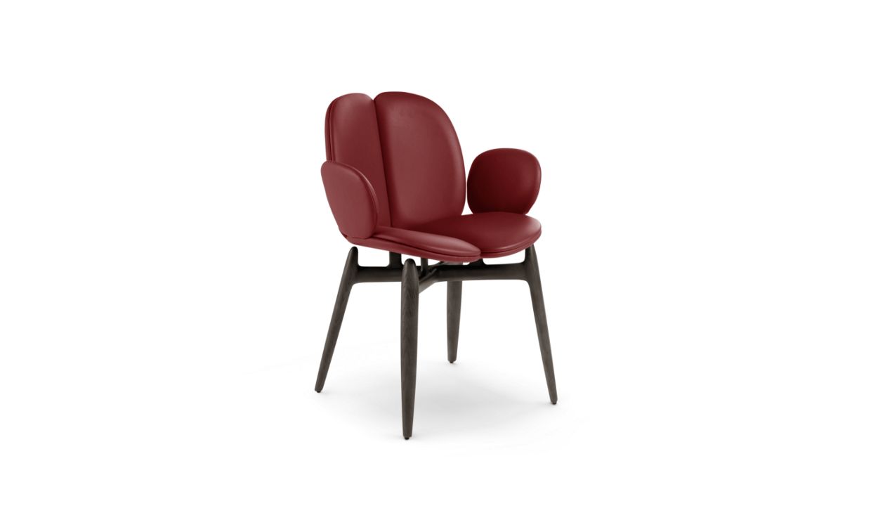 PULP DINING ARMCHAIR IN STAINED ASH WOOD by Roche Bobois