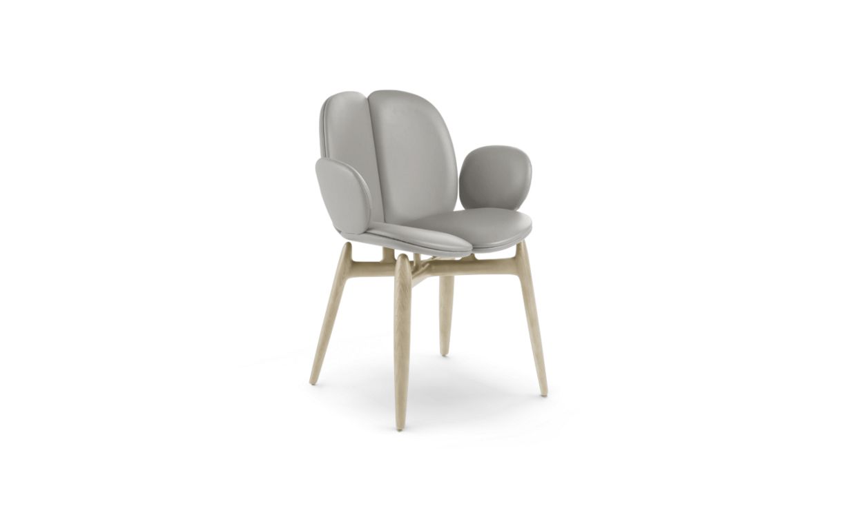 PULP DINING ARMCHAIR IN STAINED ASH WOOD by Roche Bobois
