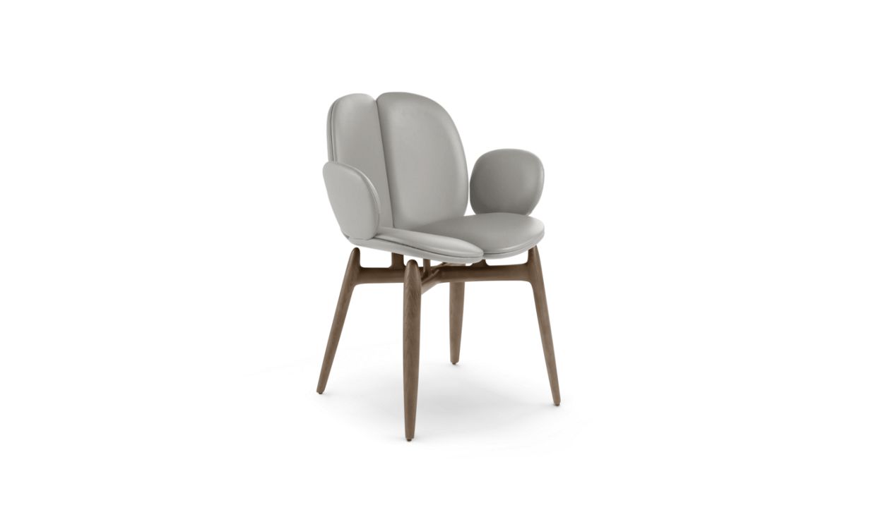 PULP DINING ARMCHAIR IN STAINED ASH WOOD by Roche Bobois