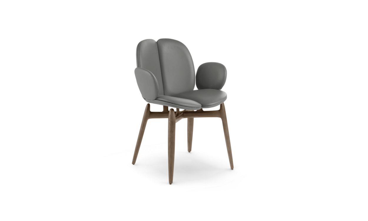 PULP DINING ARMCHAIR IN STAINED ASH WOOD by Roche Bobois