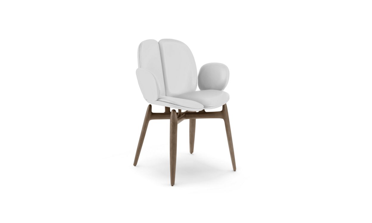 PULP DINING ARMCHAIR IN STAINED ASH WOOD by Roche Bobois