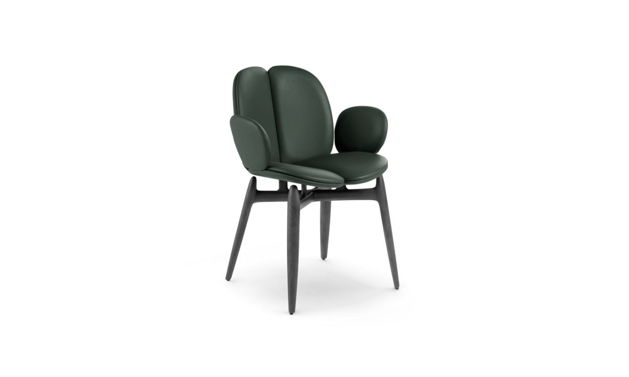 PULP DINING ARMCHAIR IN STAINED ASH WOOD by Roche Bobois