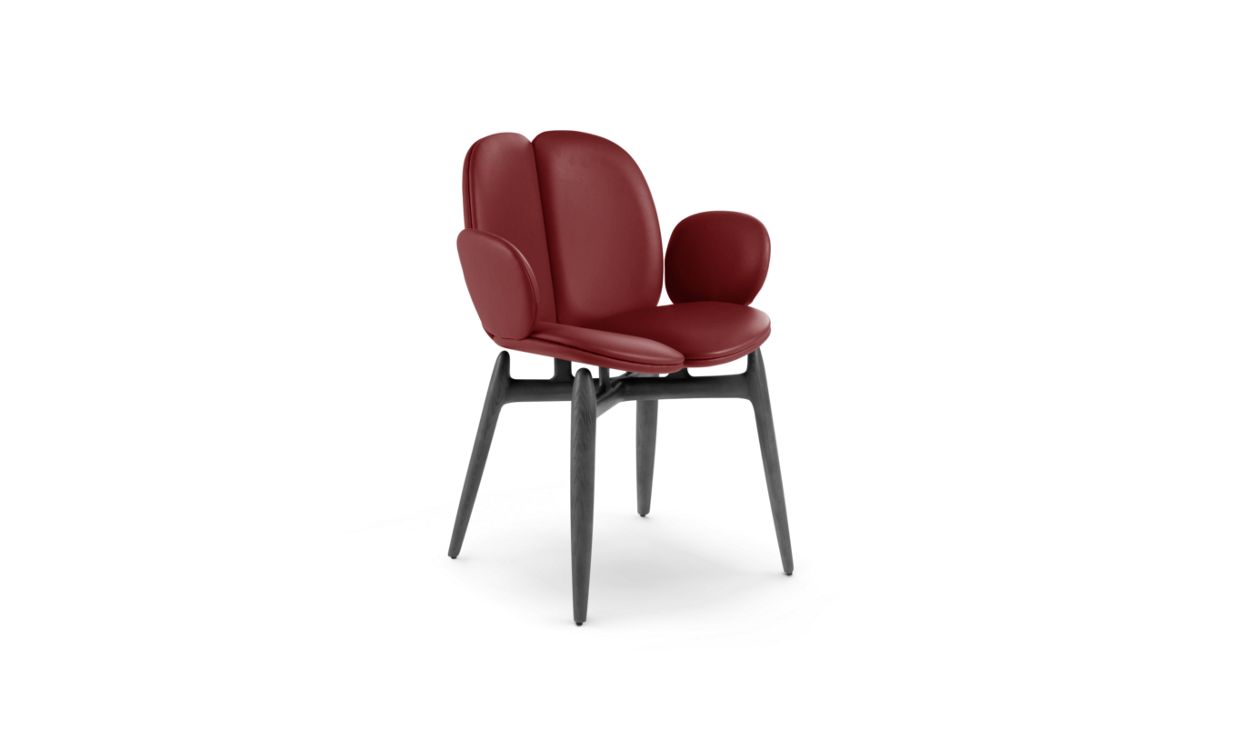 PULP DINING ARMCHAIR IN STAINED ASH WOOD by Roche Bobois