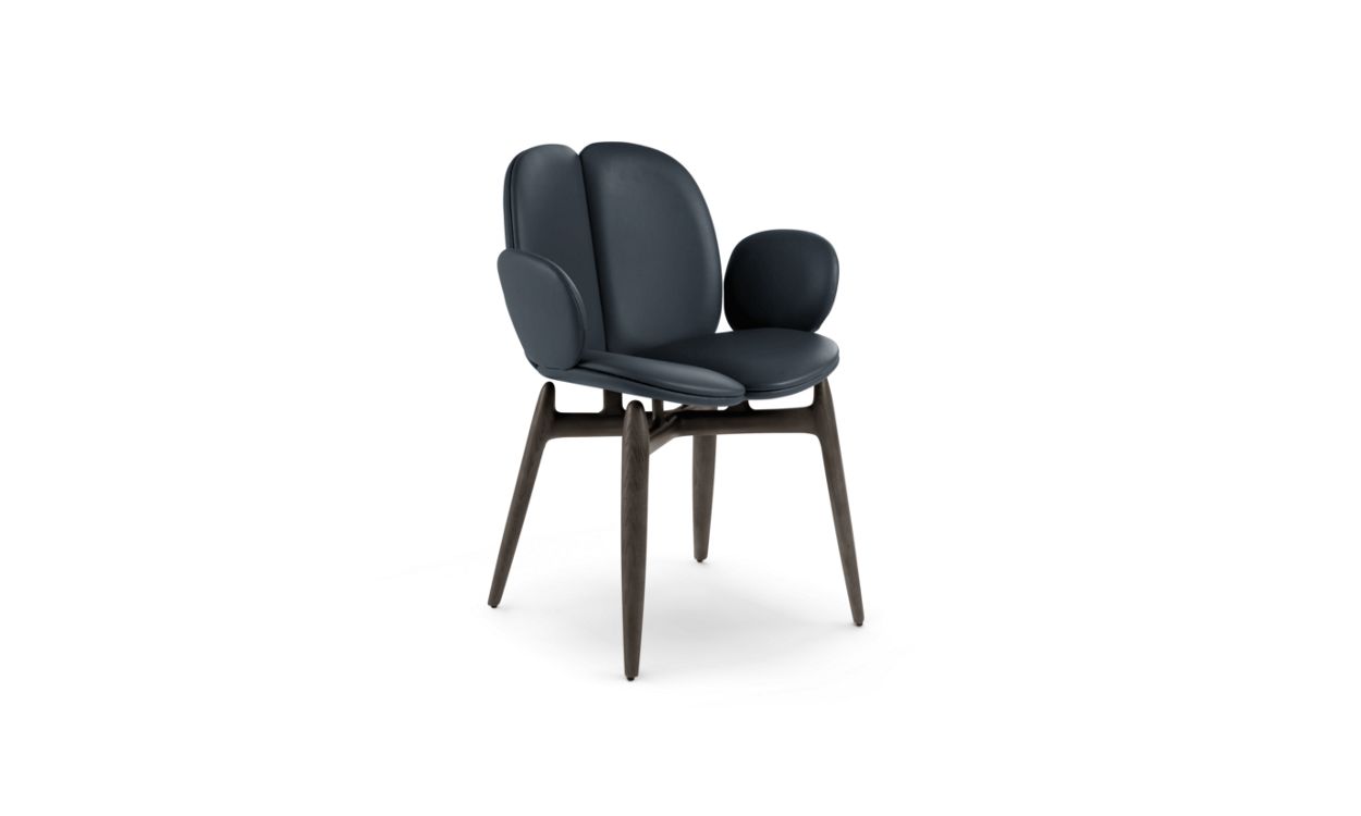 PULP DINING ARMCHAIR IN STAINED ASH WOOD by Roche Bobois