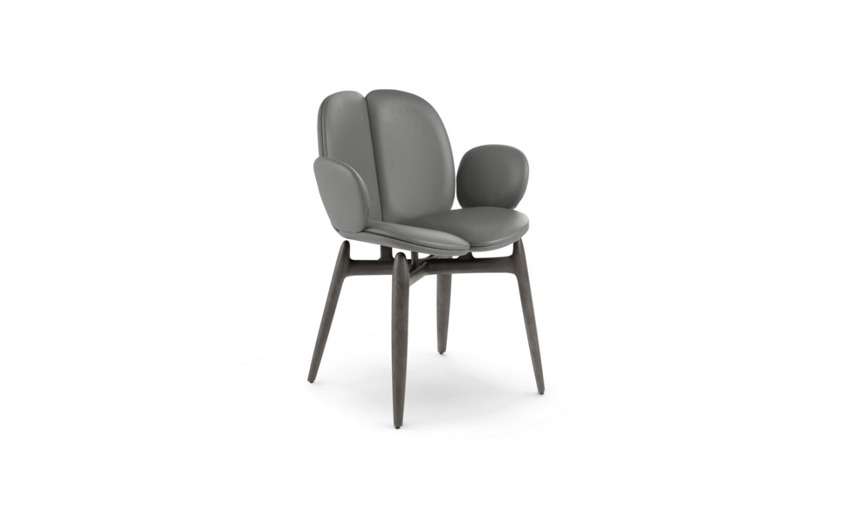 PULP DINING ARMCHAIR IN STAINED ASH WOOD by Roche Bobois
