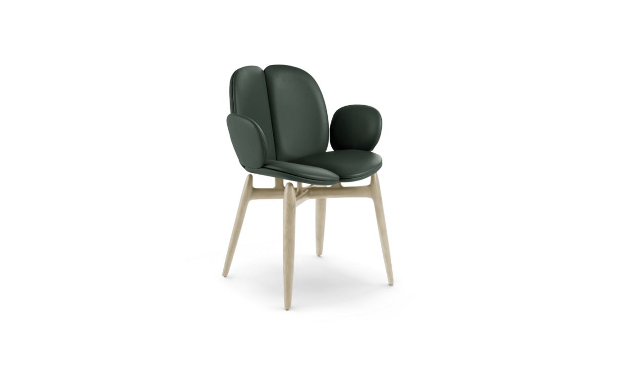 PULP DINING ARMCHAIR IN STAINED ASH WOOD by Roche Bobois