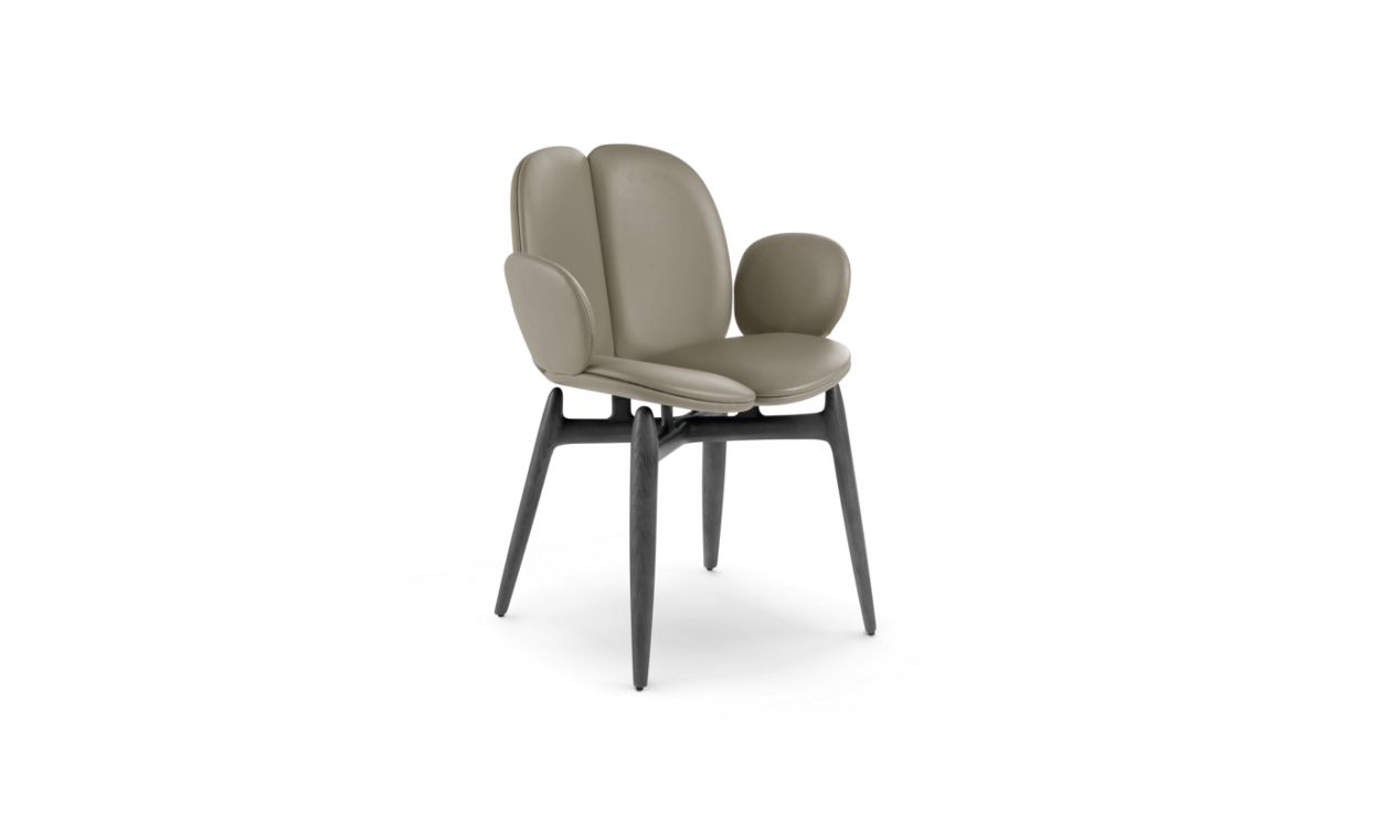 PULP DINING ARMCHAIR IN STAINED ASH WOOD by Roche Bobois