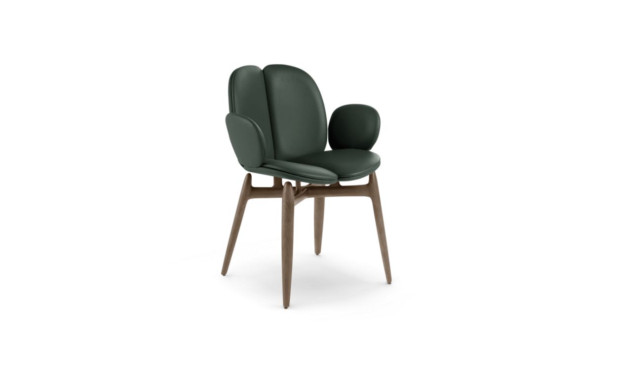 PULP DINING ARMCHAIR IN STAINED ASH WOOD by Roche Bobois