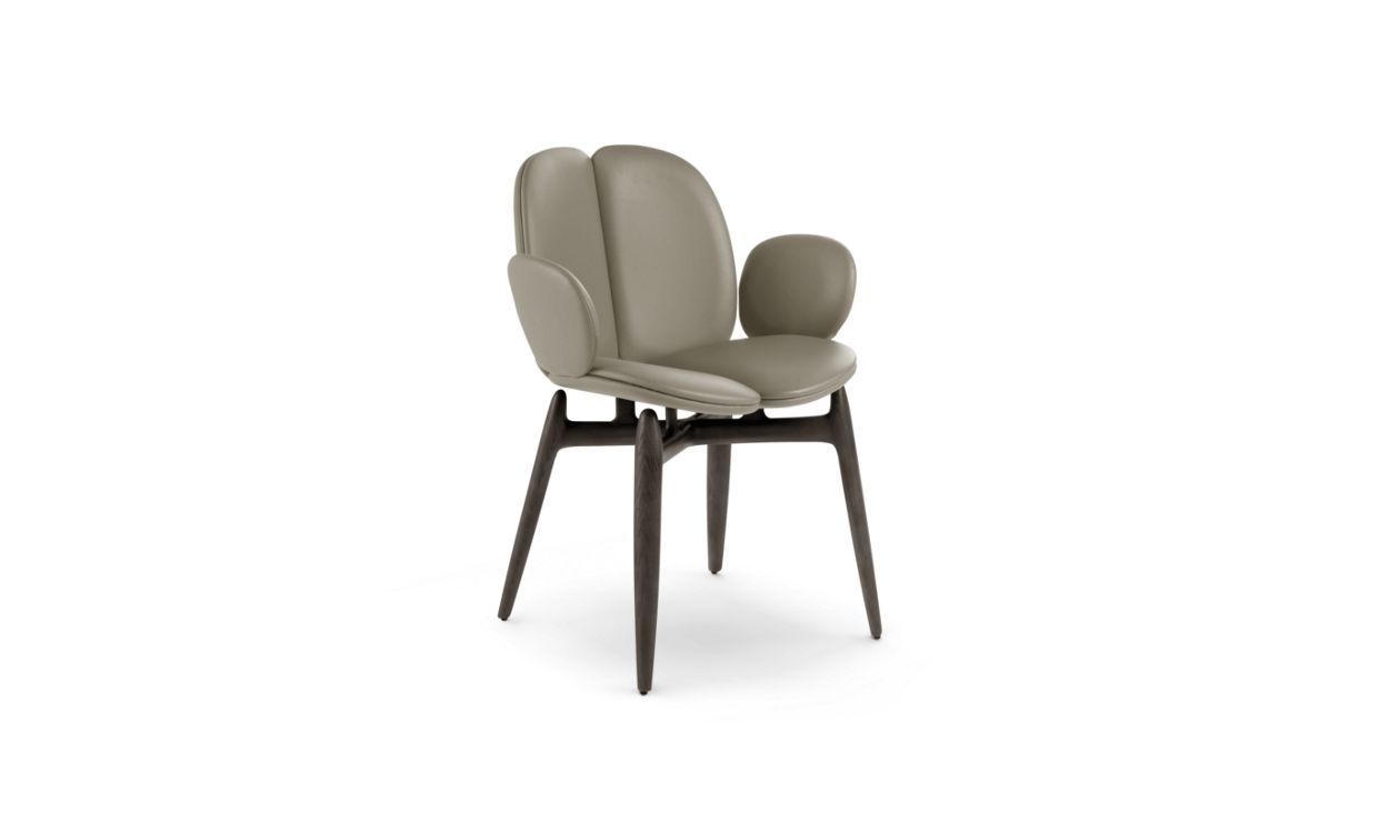 PULP DINING ARMCHAIR IN STAINED ASH WOOD by Roche Bobois