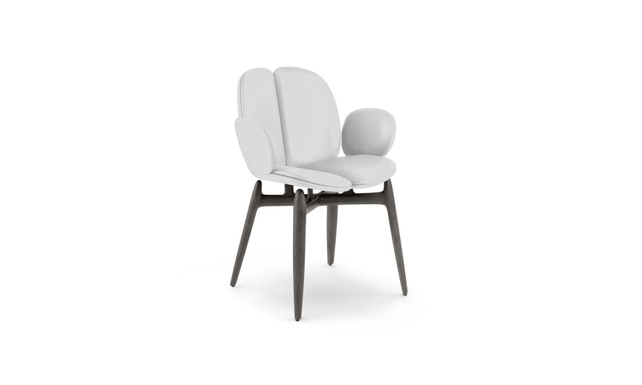 PULP DINING ARMCHAIR IN STAINED ASH WOOD by Roche Bobois