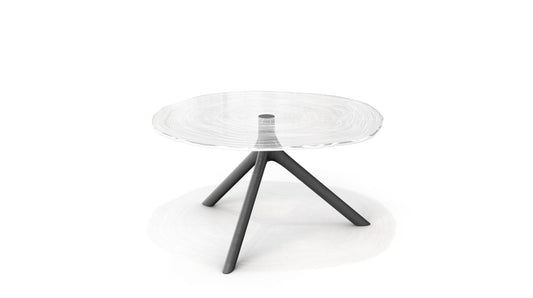 PLEXIWOOD COCKTAIL TABLE - D.70CM by Roche Bobois