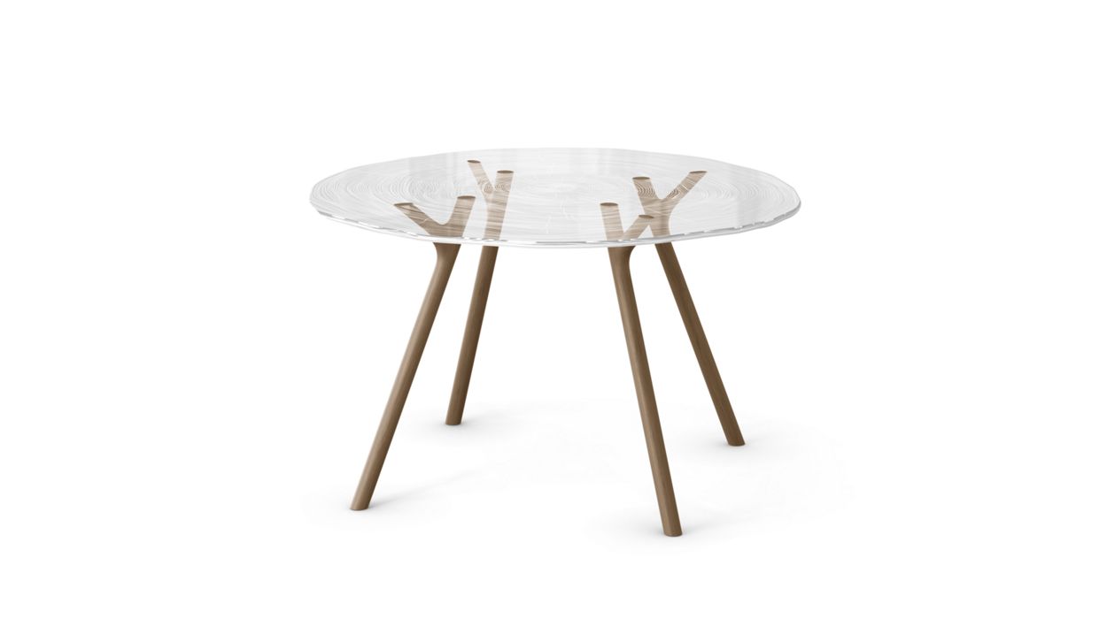 PLEXIWOOD DINING TABLE by Roche Bobois