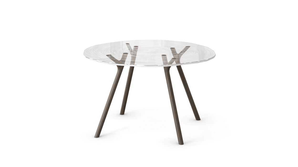 PLEXIWOOD DINING TABLE by Roche Bobois