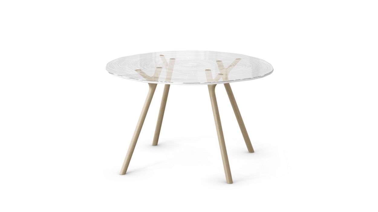 PLEXIWOOD DINING TABLE by Roche Bobois