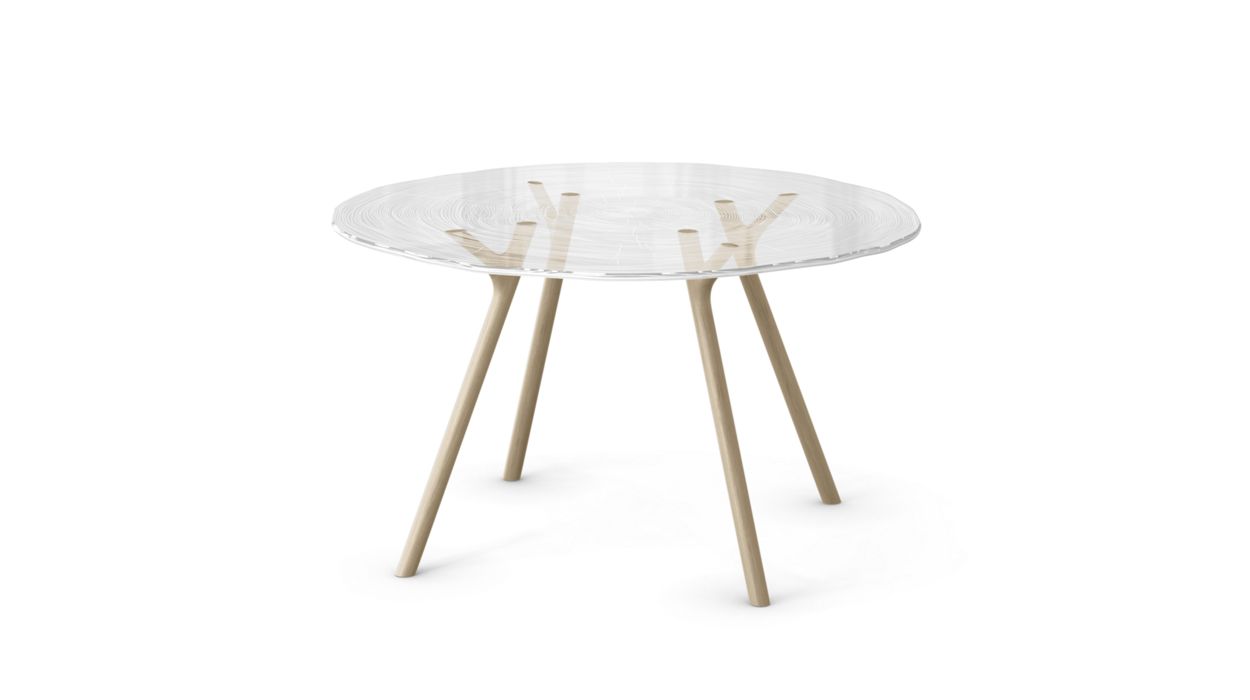 PLEXIWOOD DINING TABLE by Roche Bobois