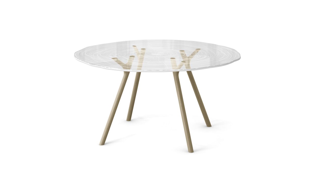 PLEXIWOOD DINING TABLE by Roche Bobois