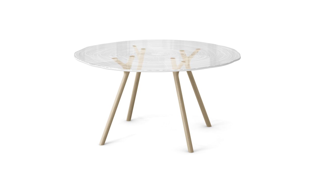 PLEXIWOOD DINING TABLE by Roche Bobois