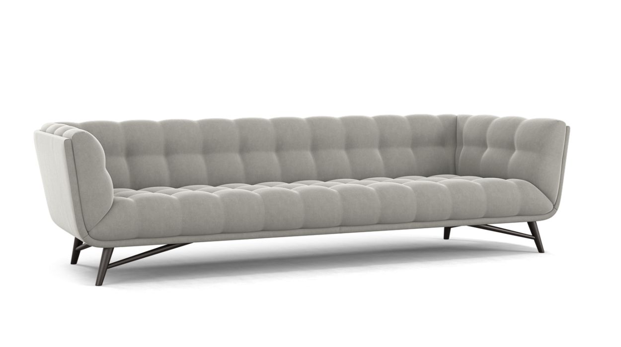 PROFILE LARGE 4-SEAT SOFA by Roche Bobois #Cabaret fabric/Silex