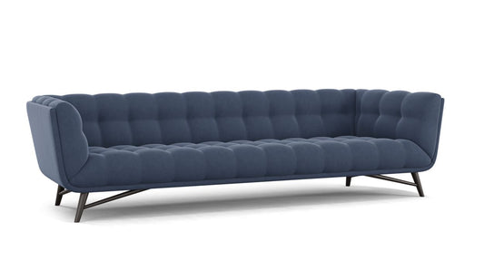 PROFILE LARGE 4-SEAT SOFA by Roche Bobois #Cabaret fabric/Ardoise