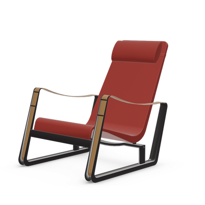 Cite Lounge Chair (deep black powder-coated (smooth)) by Vitra