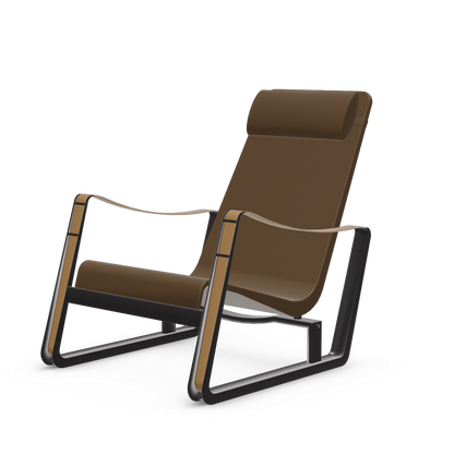 Cite Lounge Chair (deep black powder-coated (smooth)) by Vitra