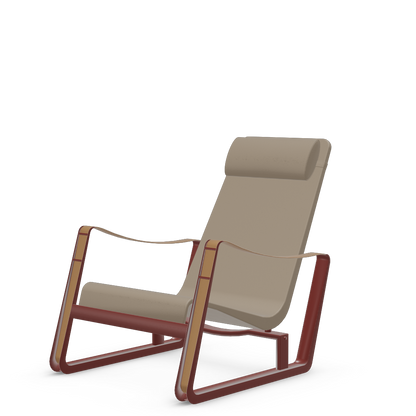 Cite Lounge Chair (Japanese red powder-coated (smooth)) by Vitra