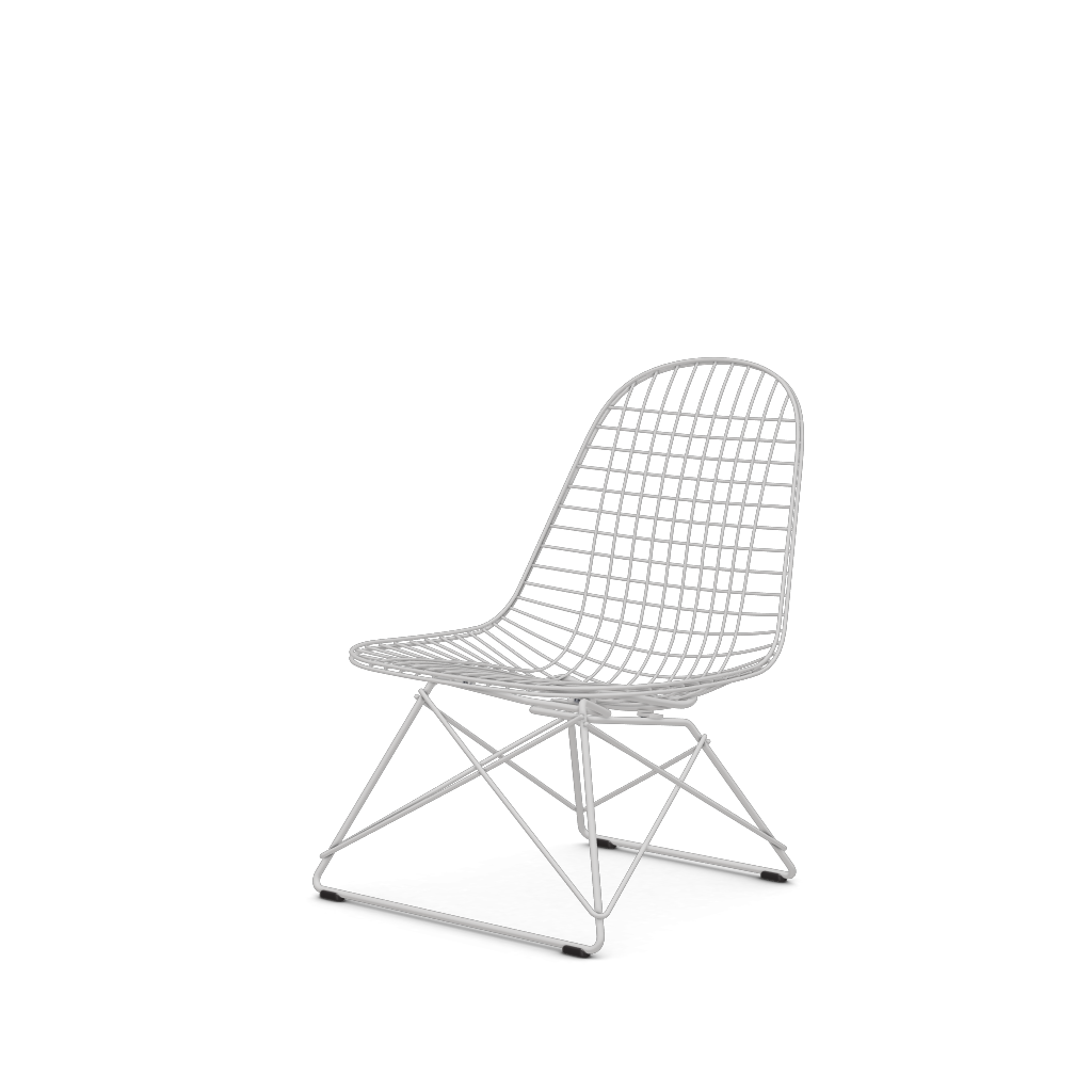 Wire Chair Lkr (Without Upholstery) by Vitra #powder-coated white (smooth)