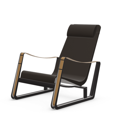 Cite Lounge Chair (deep black powder-coated (smooth)) by Vitra