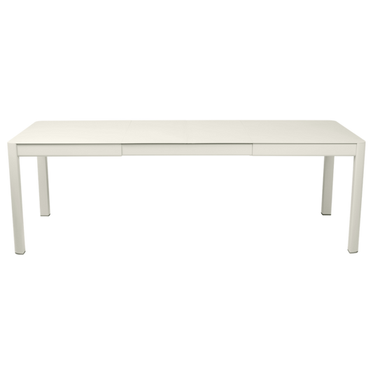 RIBAMBELLE TABLE WITH 2 EXTENSIONS 149/234 X 100 CM by Fermob #CLAY GREY