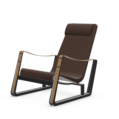 Cite Lounge Chair (deep black powder-coated (smooth)) by Vitra