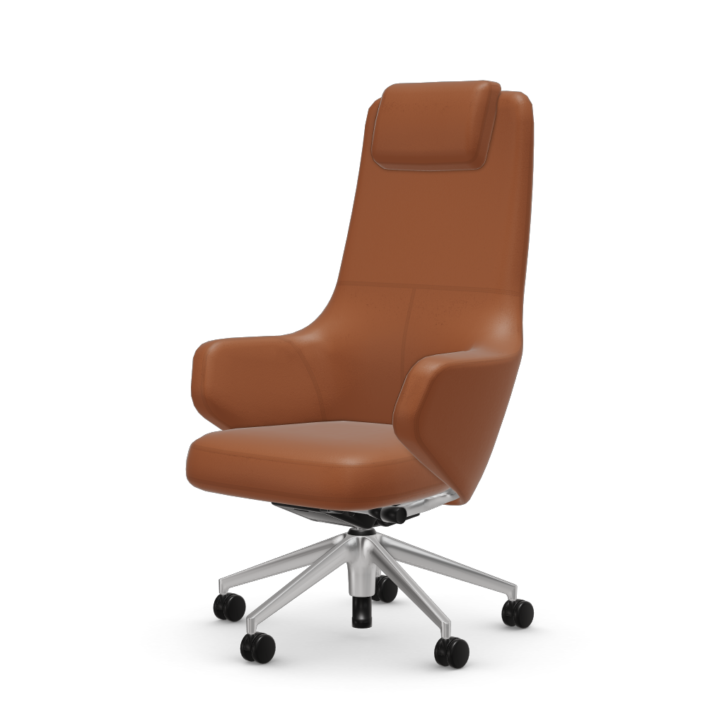 Grand Executive Highback by Vitra #Leather Premium F/cognac