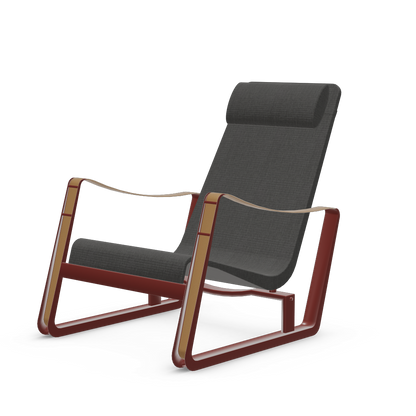 Cite Lounge Chair (Japanese red powder-coated (smooth)) by Vitra