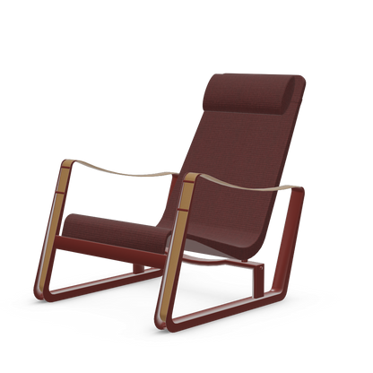 Cite Lounge Chair (Japanese red powder-coated (smooth)) by Vitra