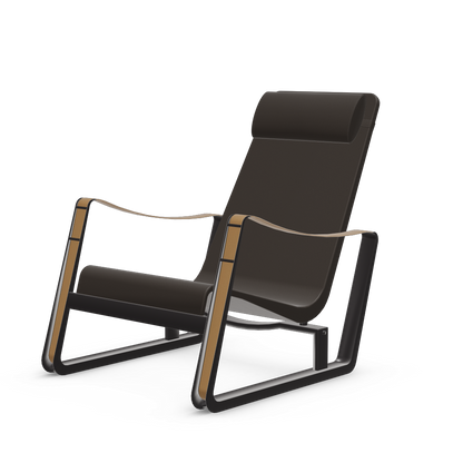 Cite Lounge Chair (deep black powder-coated (smooth)) by Vitra