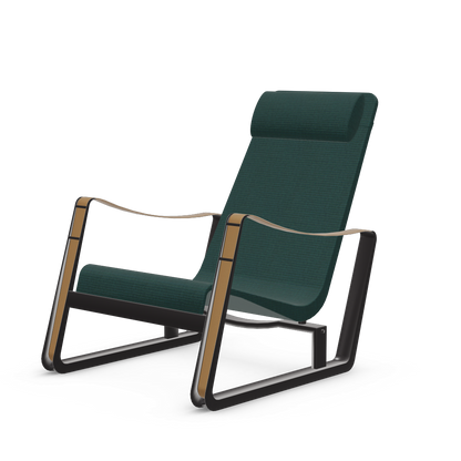 Cite Lounge Chair (deep black powder-coated (smooth)) by Vitra