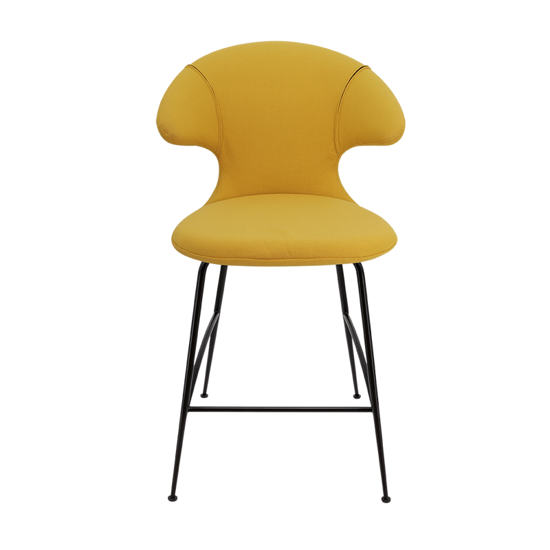 Time Flies Upholstered Counter Stool by Umage #Curry Sun / Black