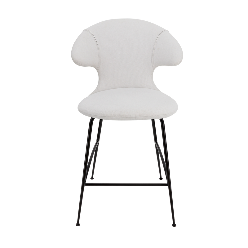 Time Flies Upholstered Counter Stool by Umage #Sterling / Black