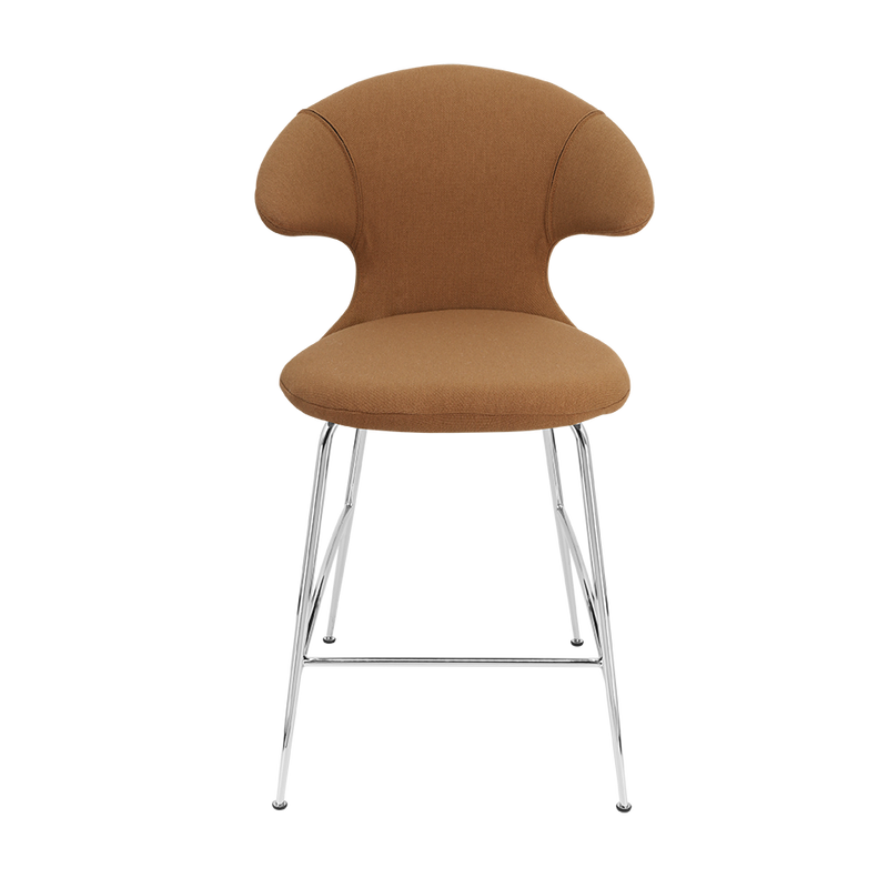 Time Flies Upholstered Counter Stool by Umage #Caramel / Chrome