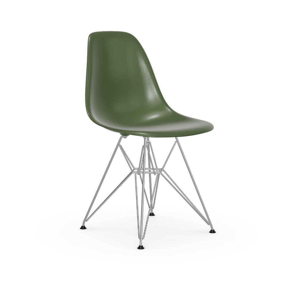 Eames Plastic Side Chair DSR (without upholstery) by Vitra