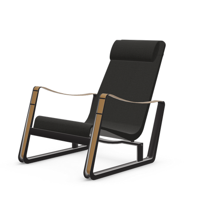 Cite Lounge Chair (deep black powder-coated (smooth)) by Vitra