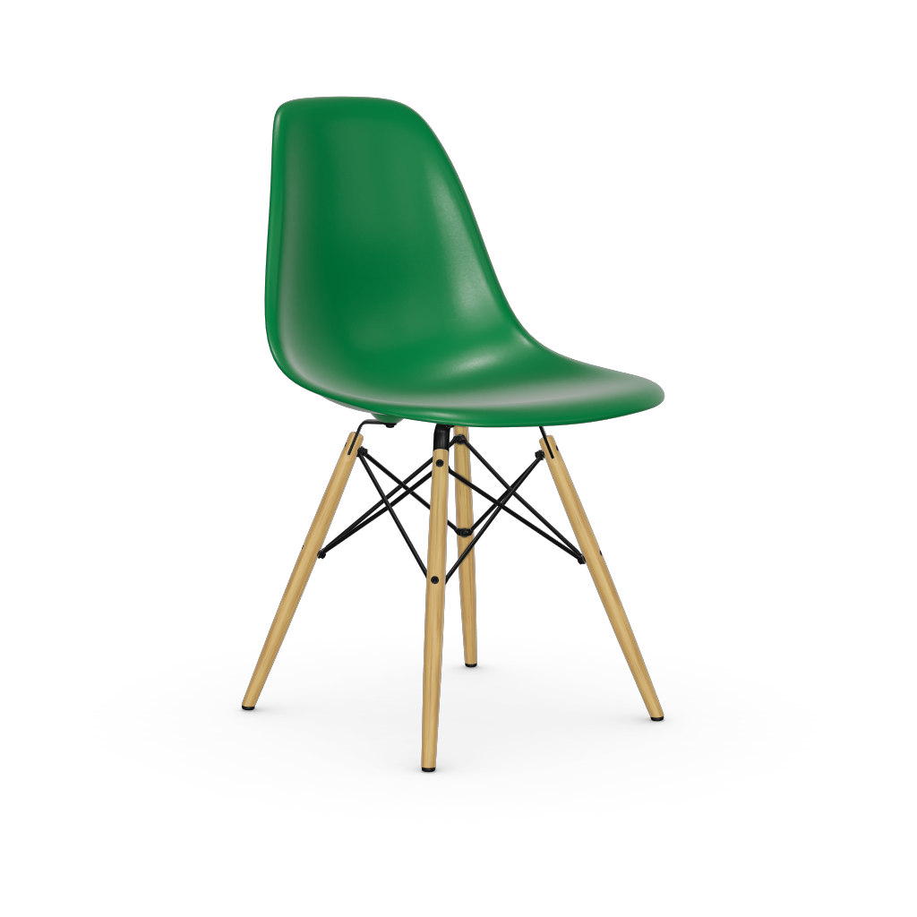 Eames Plastic Side Chair DSW (without upholstery) by Vitra