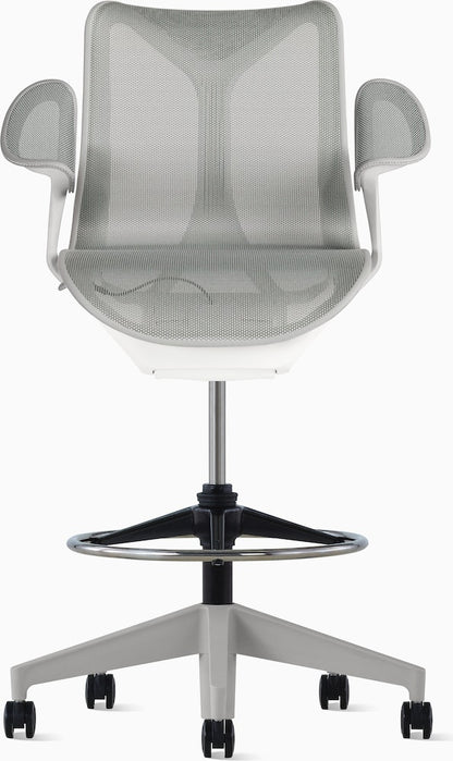 COSM - Low Back Ergonomic office stool with castors by Herman Miller
