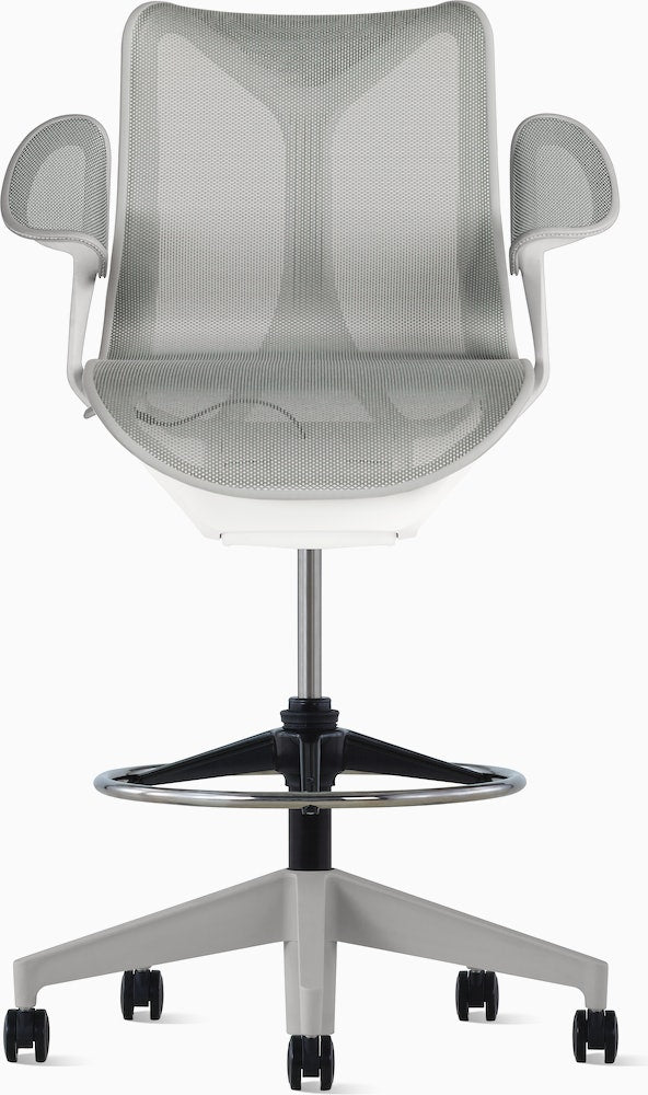 COSM - Low Back Ergonomic office stool with castors by Herman Miller
