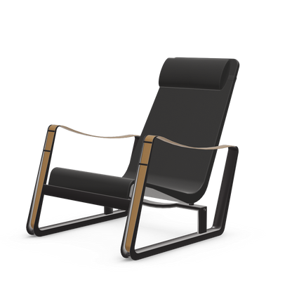 Cite Lounge Chair (deep black powder-coated (smooth)) by Vitra