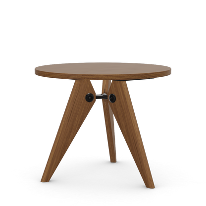 Guéridon table by Vitra #Ø 900 mm / solid American walnut, oiled