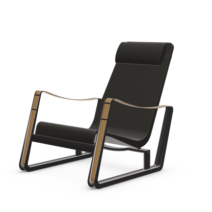 Cite Lounge Chair (deep black powder-coated (smooth)) by Vitra